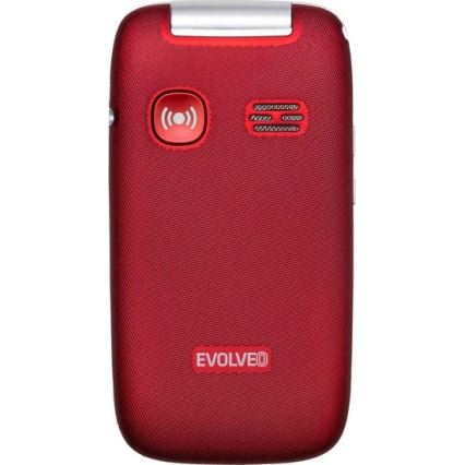 Evolveo - EasyPhone FS téléphone portable à clapet pour seniors 2.8 rouge