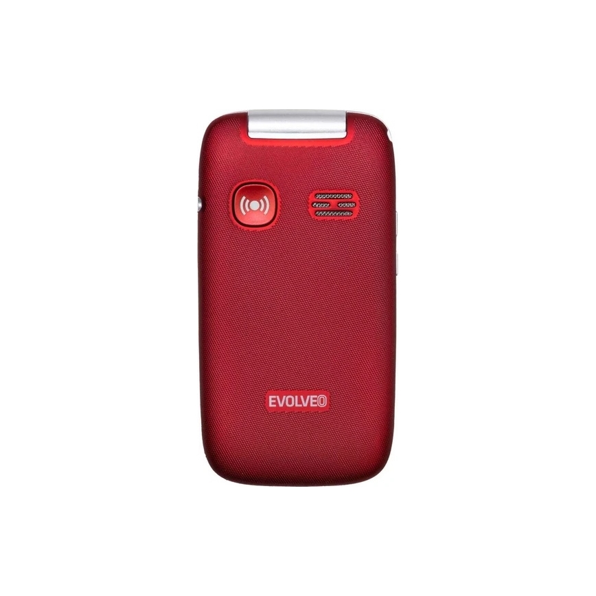 Evolveo - EasyPhone FS téléphone portable à clapet pour seniors 2.8 rouge