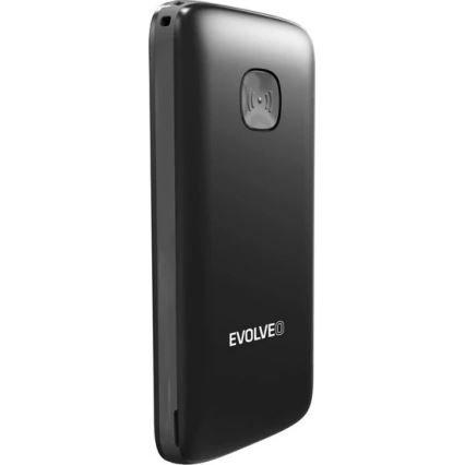 Evolveo - EasyPhone ID téléphone mobile pour seniors, noir