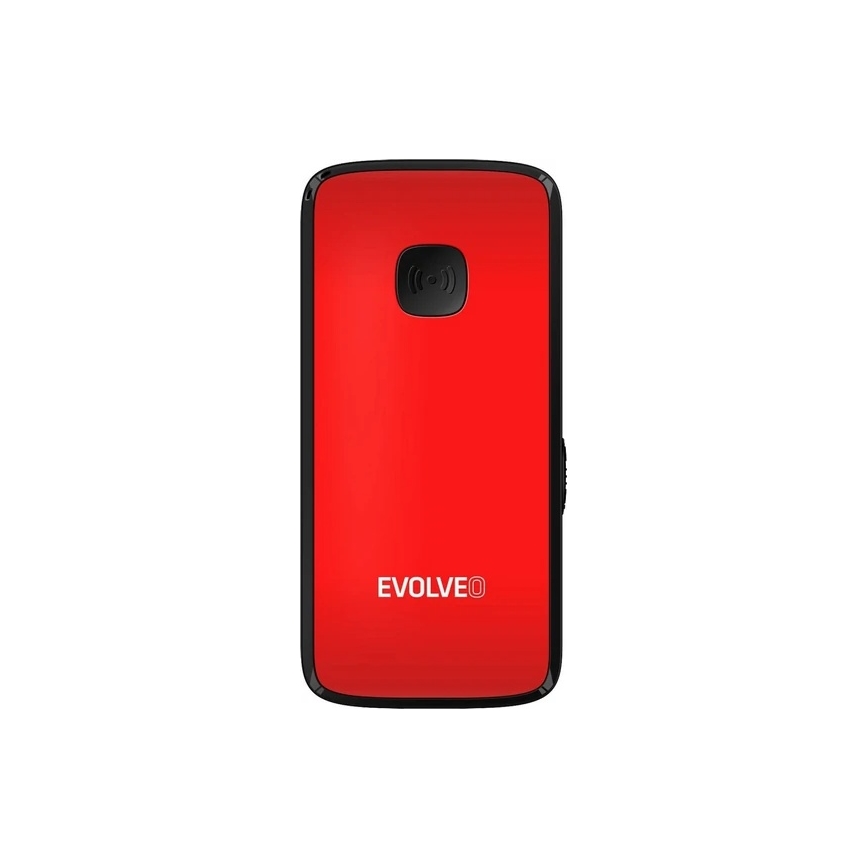Evolveo - EasyPhone ID, téléphone mobile pour seniors, rouge