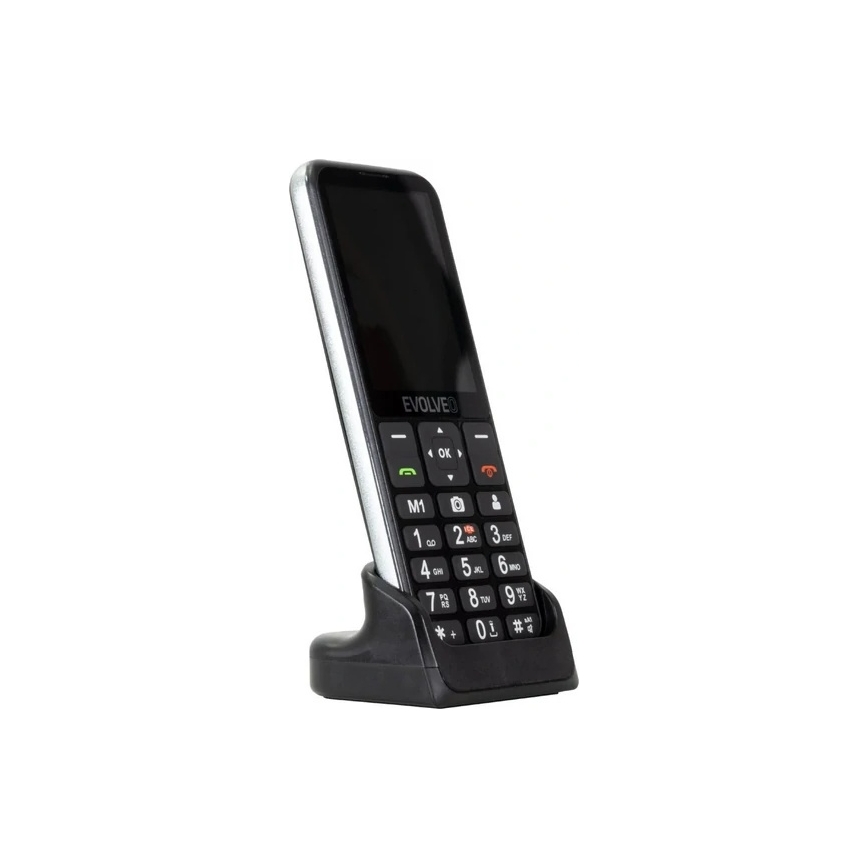 Evolveo - EasyPhone LT 4G, téléphone portable pour seniors, noir