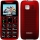 Evolveo - EasyPhone, téléphone portable pour seniors, rouge