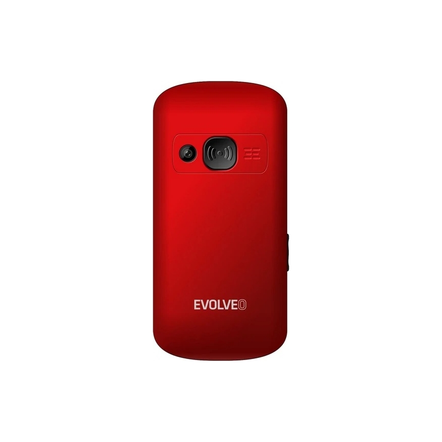 Evolveo - EasyPhone XS, téléphone mobile pour seniors, rouge