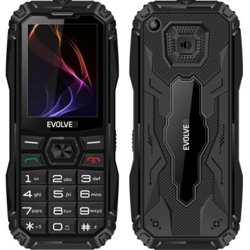 Evolveo - MaxPhone A1, téléphone à touches Double SIM, noir