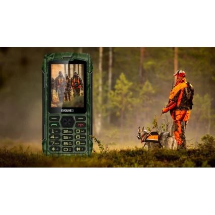 Evolveo - StrongPhone H1 téléphone étanche double SIM camouflage de chasse