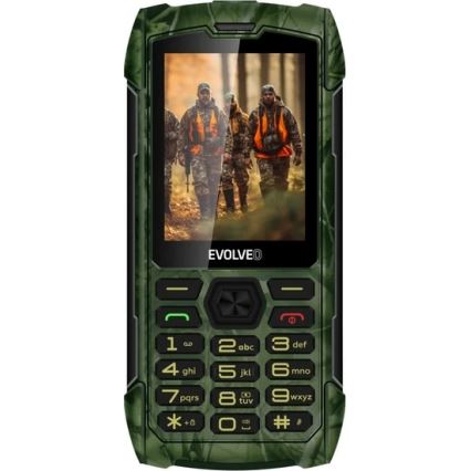 Evolveo - StrongPhone H1 téléphone étanche double SIM camouflage de chasse