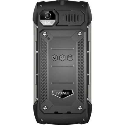 Evolveo - StrongPhone H1 téléphone étanche Double SIM noir/argent