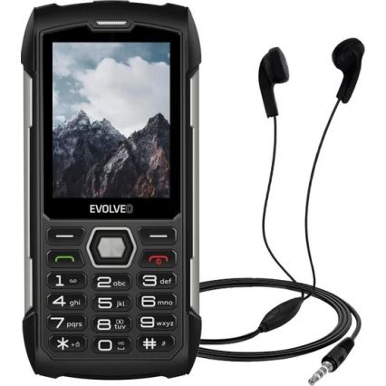 Evolveo - StrongPhone H1 téléphone étanche Double SIM noir/argent