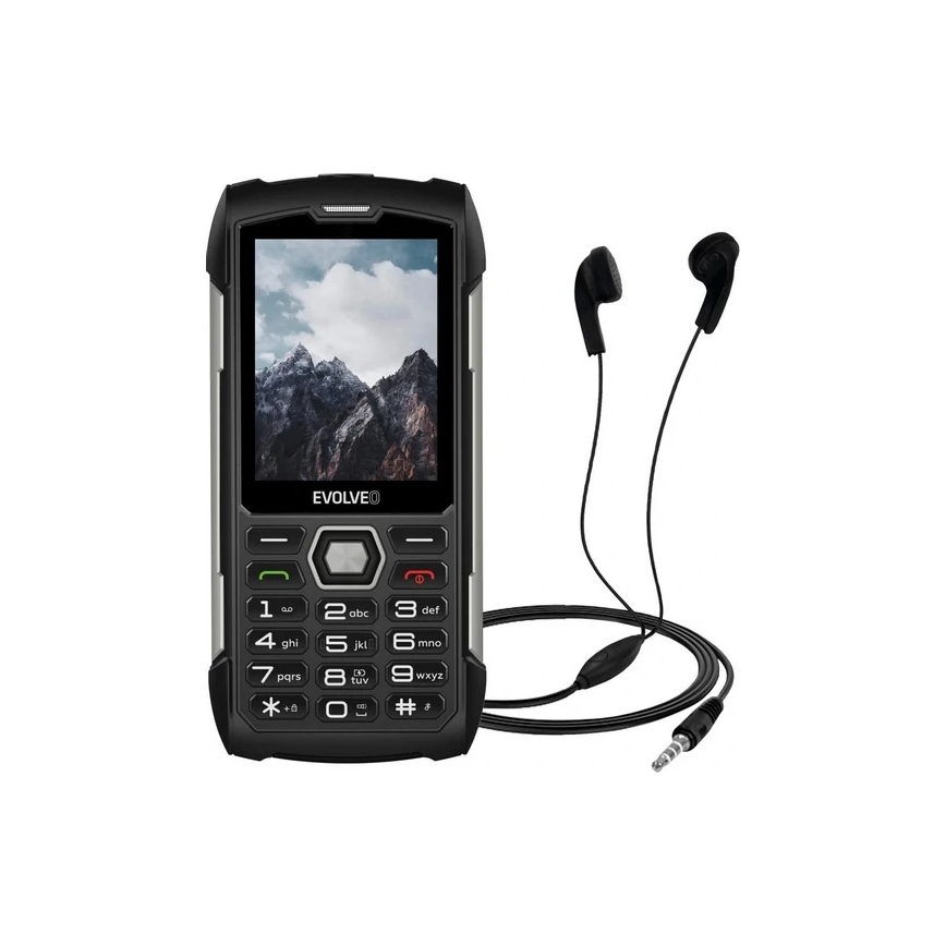 Evolveo - StrongPhone H1 téléphone étanche Double SIM noir/argent