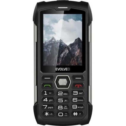 Evolveo - StrongPhone H1, téléphone étanche double SIM, noir et argenté