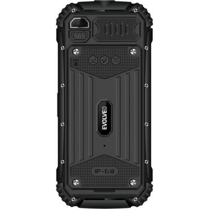 Evolveo - StrongPhone Q1, téléphone étanche double SIM, noir