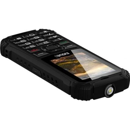 Evolveo - StrongPhone Q1, téléphone étanche double SIM, noir