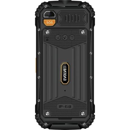 Evolveo - StrongPhone Q1 téléphone étanche double SIM noir/orange