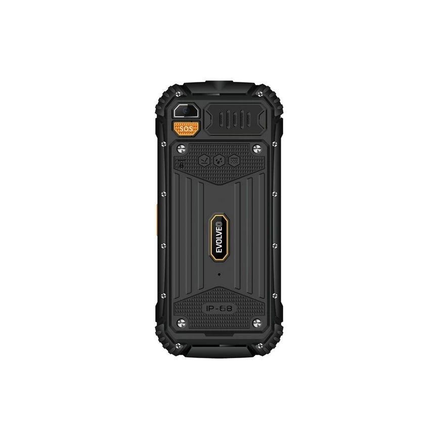 Evolveo - StrongPhone Q1 téléphone étanche double SIM noir/orange