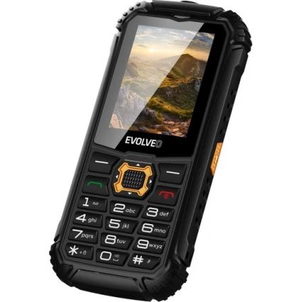 Evolveo - StrongPhone Q1 téléphone étanche double SIM noir/orange