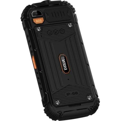 Evolveo - StrongPhone Q1 téléphone étanche double SIM noir/orange