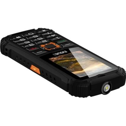 Evolveo - StrongPhone Q1 téléphone étanche double SIM noir/orange