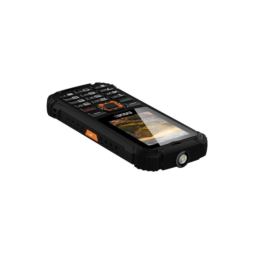 Evolveo - StrongPhone Q1 téléphone étanche double SIM noir/orange