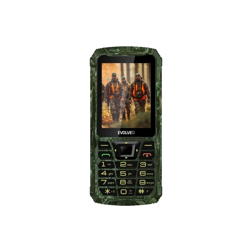 Evolveo - StrongPhone Z6 téléphone étanche Double SIM en camouflage de chasse