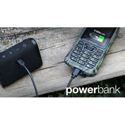 Evolveo - StrongPhone Z6 téléphone étanche Double SIM en camouflage de chasse