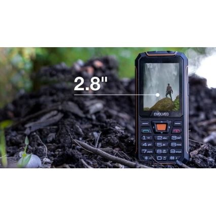 Evolveo - StrongPhone Z6 téléphone étanche double SIM noir/orange
