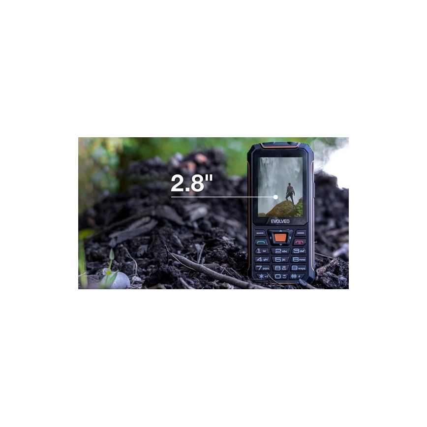 Evolveo - StrongPhone Z6 téléphone étanche double SIM noir/orange