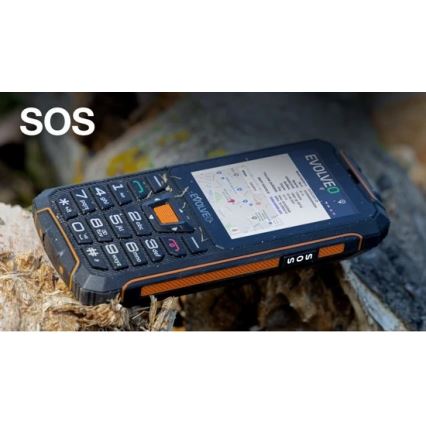 Evolveo - StrongPhone Z6 téléphone étanche double SIM noir/orange