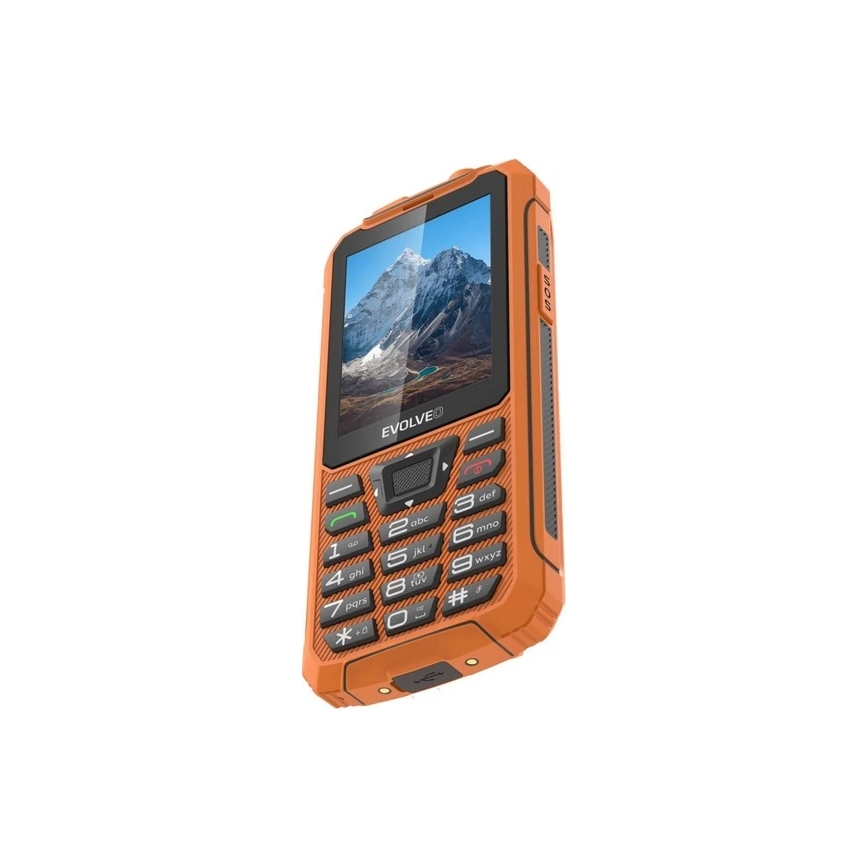 Evolveo - StrongPhone Z6, téléphone étanche double SIM, orange