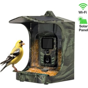 Evolveo - StrongVision BirdFeeder - mangeoire connectée pour oiseaux avec caméra intégrée