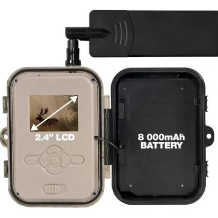 Evolveo - StrongVision Dual PRO 4G, caméra de surveillance avec transmission d'images, 16 Go