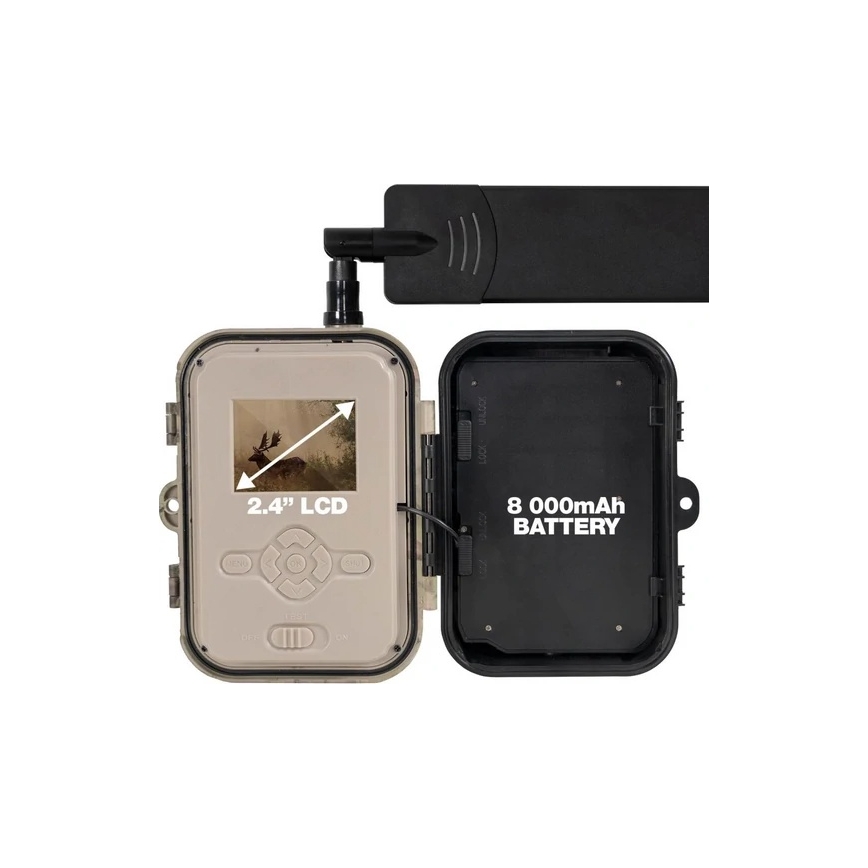 Evolveo - StrongVision Dual PRO 4G, caméra de surveillance avec transmission d'images, 16 Go