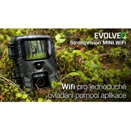 Evolveo - StrongVision MINI Wi-Fi caméra-piège/caméra de sécurité avec application mobile