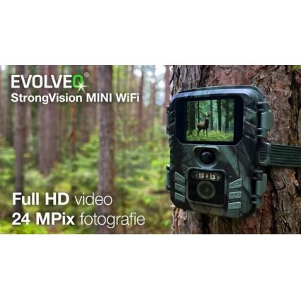Evolveo - StrongVision MINI Wi-Fi caméra-piège/caméra de sécurité avec application mobile