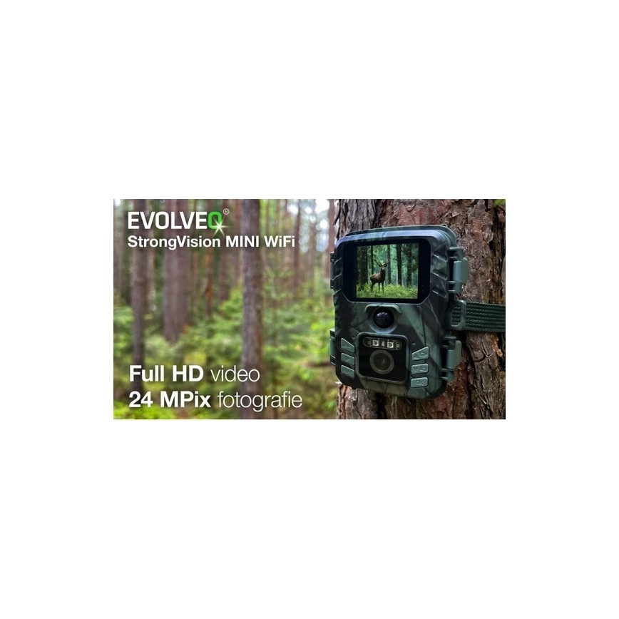 Evolveo - StrongVision MINI Wi-Fi caméra-piège/caméra de sécurité avec application mobile