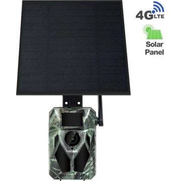 Evolveo-StrongVision Solar 4G, caméra de chasse 4G, avec application mobile et panneau solaire