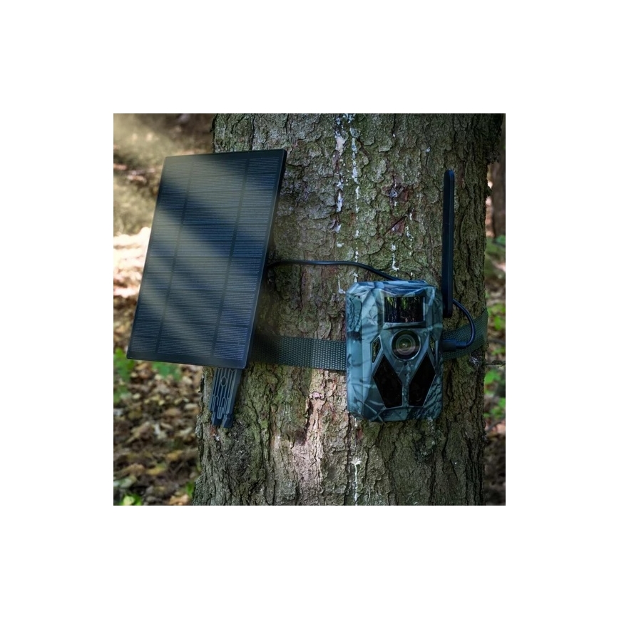 Evolveo - StrongVision Solar 4G, caméra de surveillance 4G avec application et panneau solaire