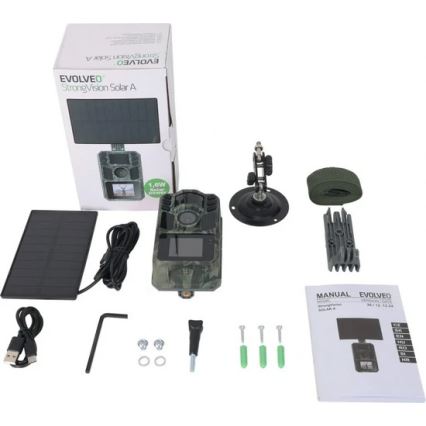 Evolveo - StrongVision Solar A, caméra de chasse avec panneau solaire intégré