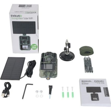 Evolveo - StrongVision Solar Wi-Fi, caméra Wi‑Fi alimentée par panneau solaire