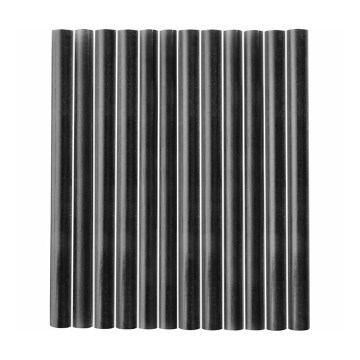 Extol - Bâtonnets pour pistolet à colle chaude d. 7,2 mm noir 12 pcs