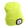 Extol - Bonnet avec lampe frontale rechargeable par USB 300 mAh, jaune fluo, taille unique