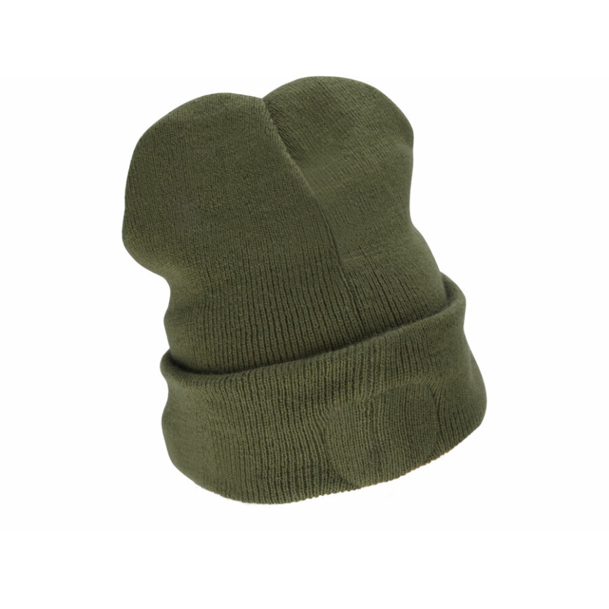 Extol - Bonnet avec lampe frontale et batterie 300 mAh rechargeable par USB, néon orange/vert, taille unique