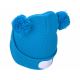 Extol - Chapeau avec lampe frontale et chargeur USB 250 mAh bleu avec pompons taille enfants