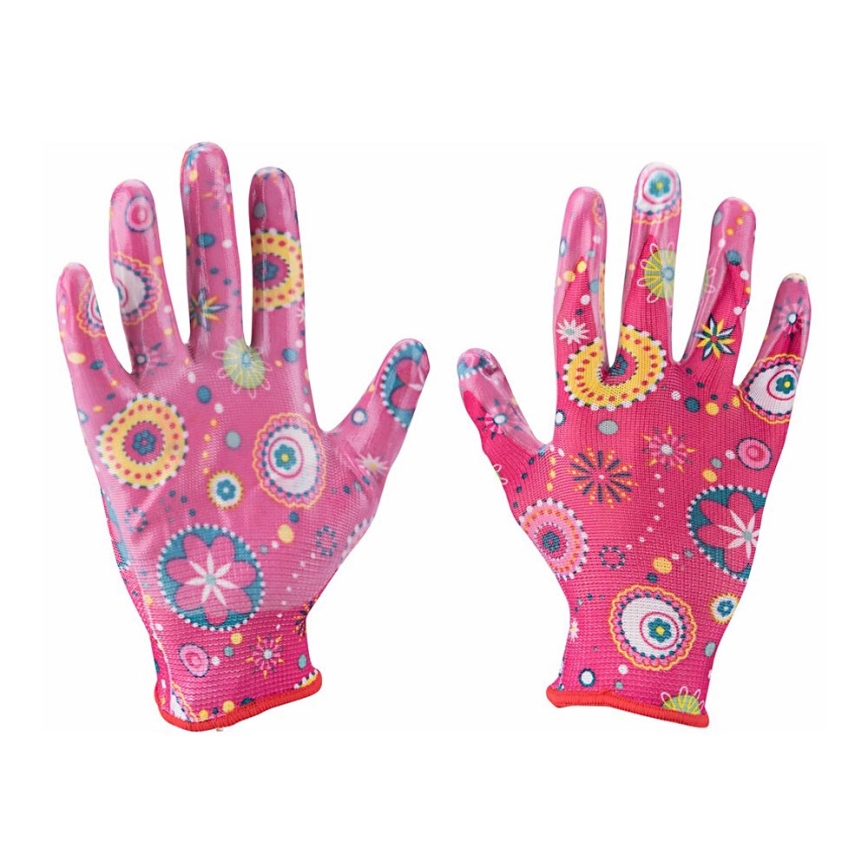 Extol - Gants de travail taille 7" rose