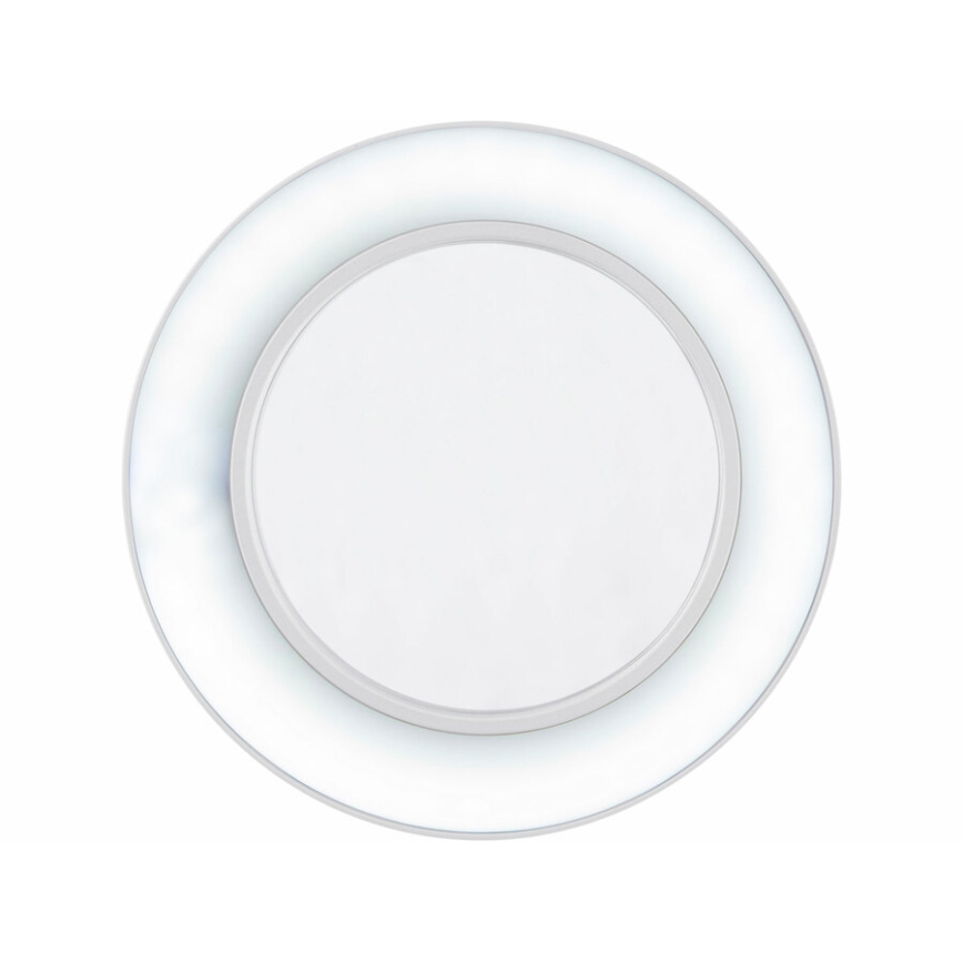 Extol - Lampe de table LED à intensité variable avec loupe LED/8W/5V 2900/4500/7500K blanc