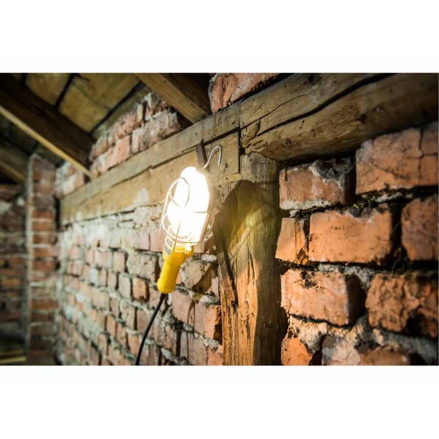 Extol - Lampe portable avec pince 1xE27/60W/230V
