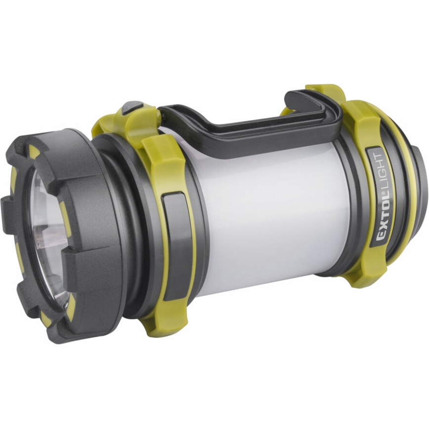 Extol - Lampe torche à intensité variable avec batterie portative LED/2600 mAh/3,7V IPX4