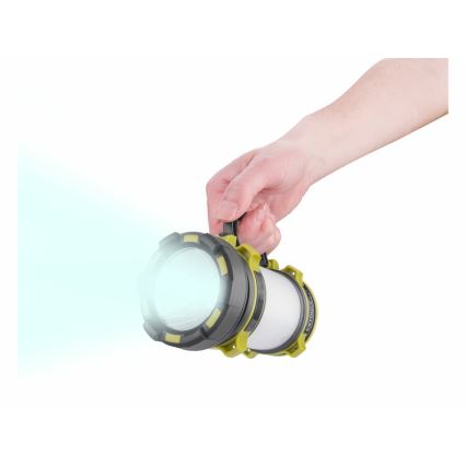 Extol - Lampe torche à intensité variable avec batterie portative LED/2600 mAh/3,7V IPX4