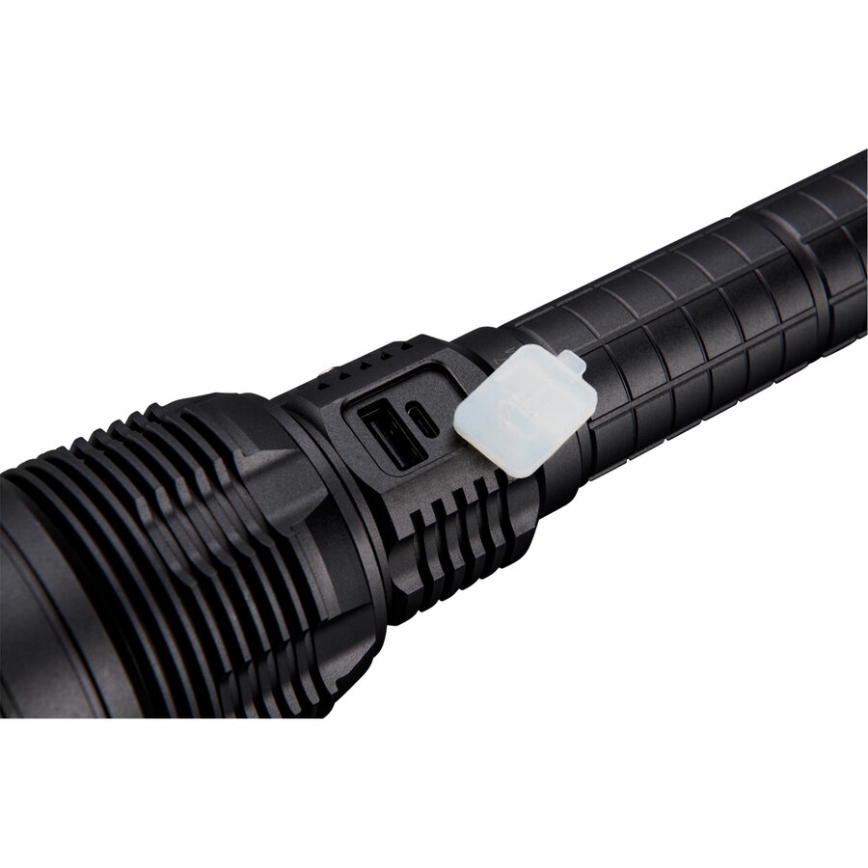 Extol - Lampe torche à intensité variable rechargeable avec une batterie portative LED/60W/10000 mAh 8000 lm IPX4 noir