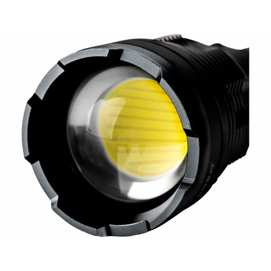 Extol - Lampe torche à intensité variable rechargeable avec une batterie portative LED/60W/10000 mAh 8000 lm IPX4 noir