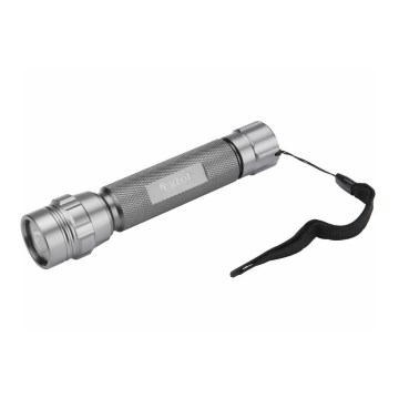 Extol - Lampe torche LED/2xAA chrome mat